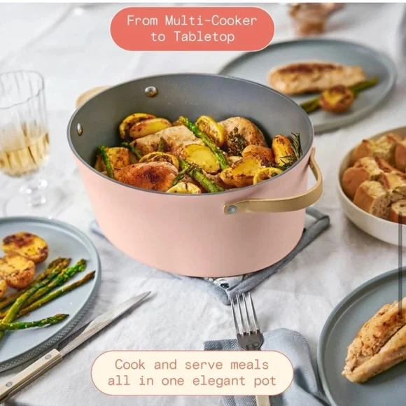 NWOB Beautiful 10 in 1, - 6 Qt Electric Multi-Cooker, Rose by Drew Barrymore
